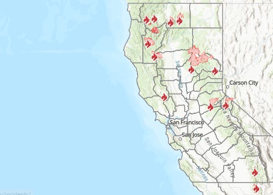 wildfires