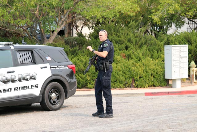 police search for suspect