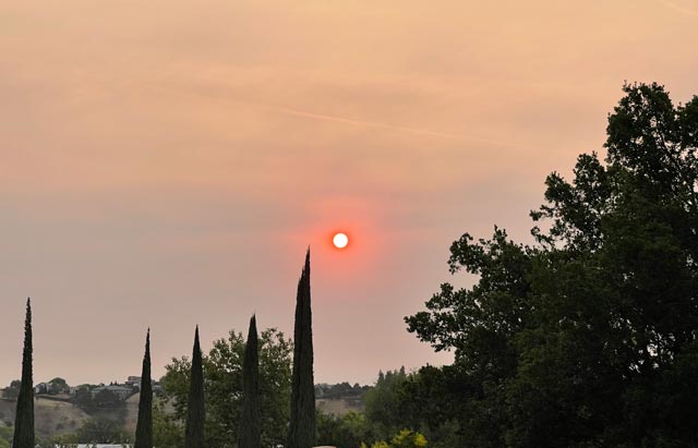 sun rises over paso robles
