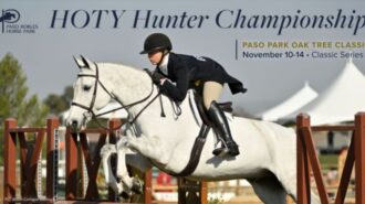 horse jumping contest