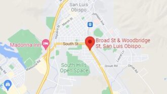 pedestrian struck slo