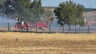 photo of fire paso robles