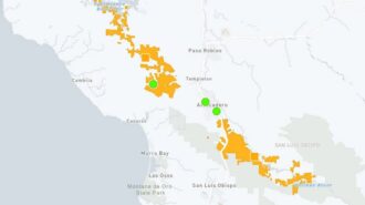 power outage north county