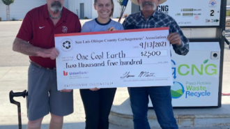 garbageman's association donates