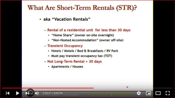 short term rentals paso robles city council