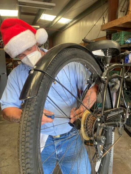 repair bicycle