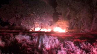 riverbed fire