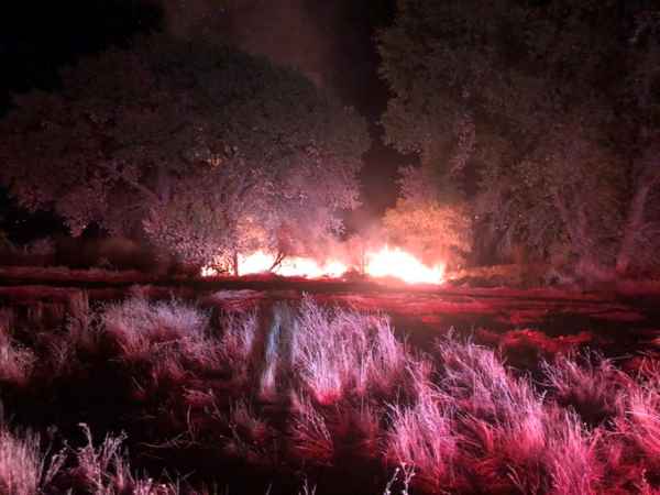 riverbed fire