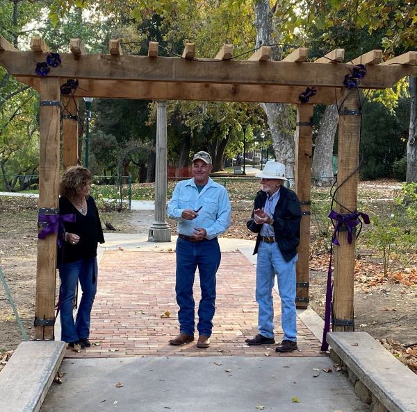 Bob and Jim wilkins at Memory Gate