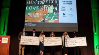 Student entrepreneurs win prizes for innovative ideas at Elevator Pitch Competition