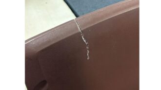 damaged chairs at middle school