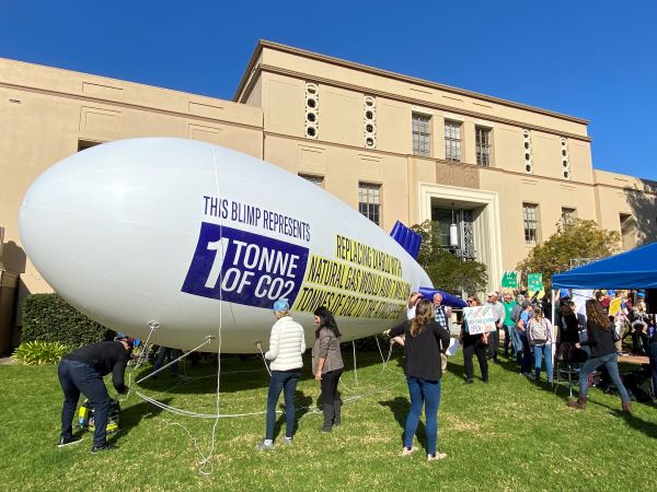 Blimp and County Bldg