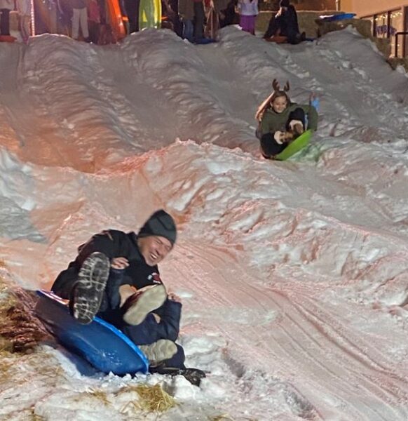 Topsy turvy slide