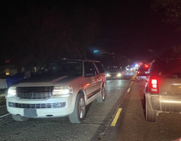 Vine Street Bumper bumper traffic
