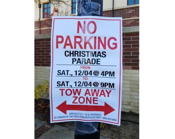 parade closures
