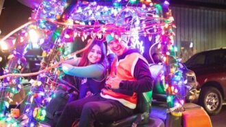tin city lights parade