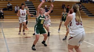 Jacey Shoots a 3-pointer