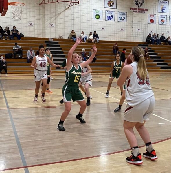 Jacey Shoots a 3-pointer