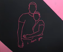 line art with paso robles library