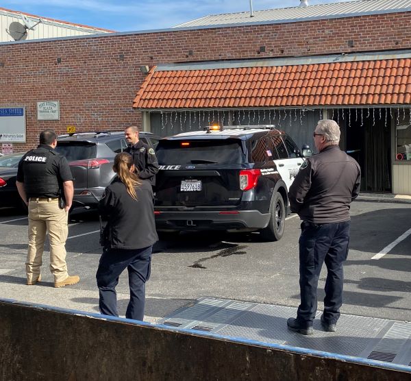 Police at Massage Parlor of 13th Street