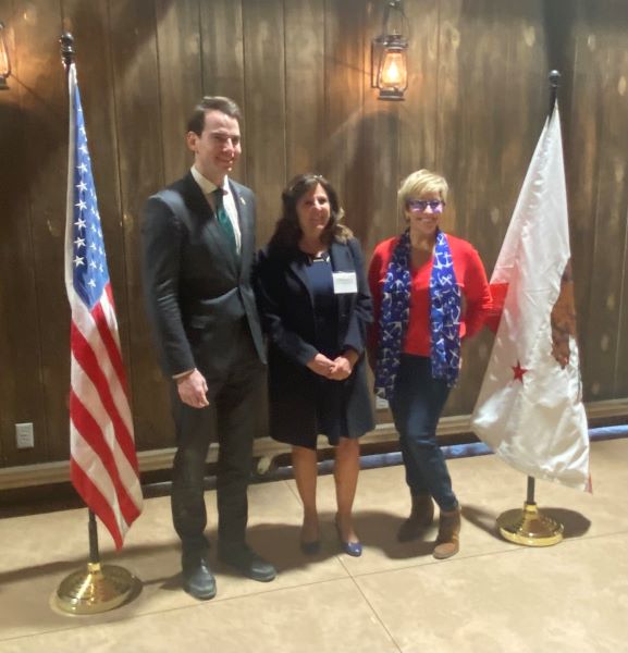 San Luis Obispo County Supervisor Debbie Arnold with Kiley and Hall.