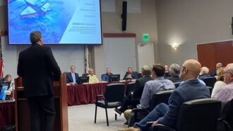 Sloan presentation with plane