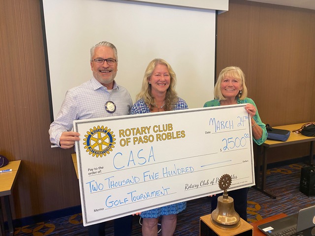 Rotary Gives to CASA