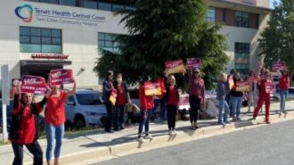 nurses protest
