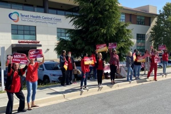 nurses protest