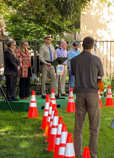 Chp officer speaking