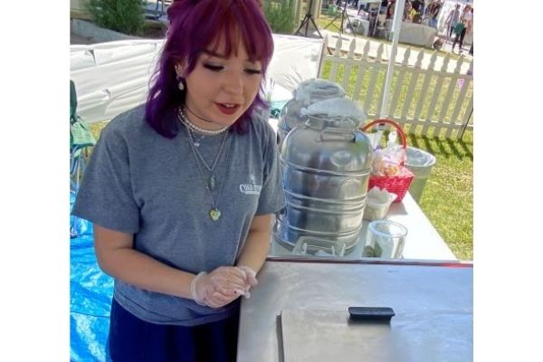 Christine Selling Lavender Ice Cream