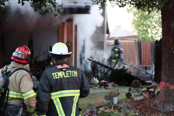 fire in templeton