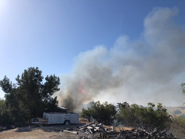 structure fire creston