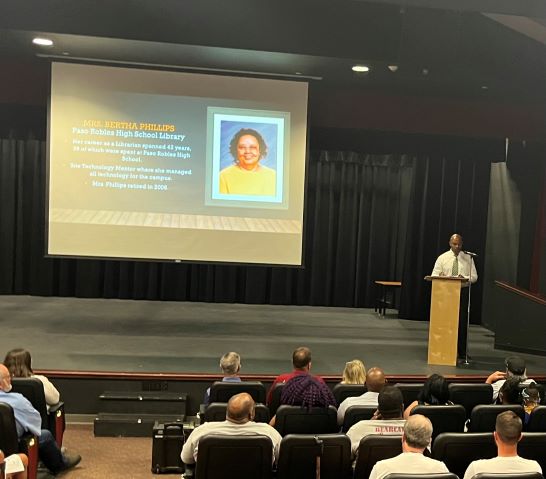 Jay Phillips naming ceremony high school