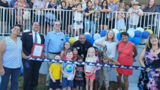 Ribbon cutting