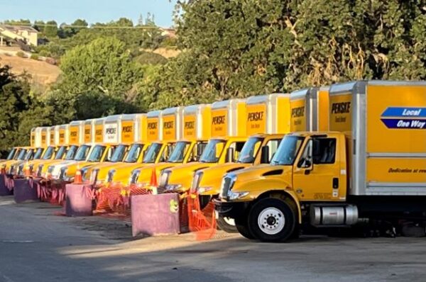 supply trucks bike ride events center