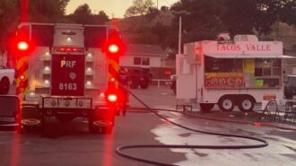 taco truck catches fire paso robles