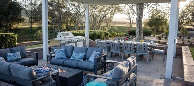 ONX Wines Clark House backyard
