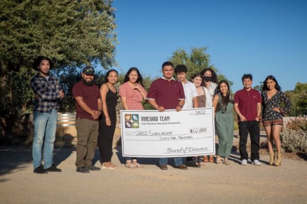 Scholarship Recipients at Niner Wine Estates