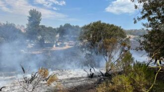 fire paso robles linne road