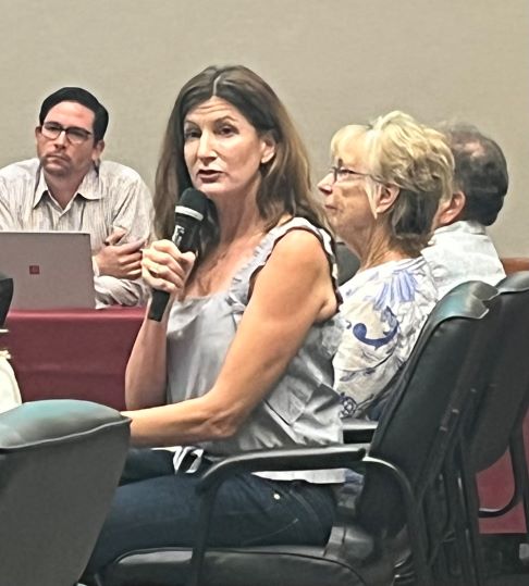 Sunny Mullinax speaks at forum