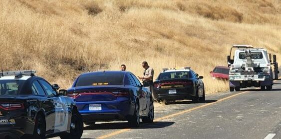 crash on side of road