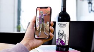 purple character augmented reality