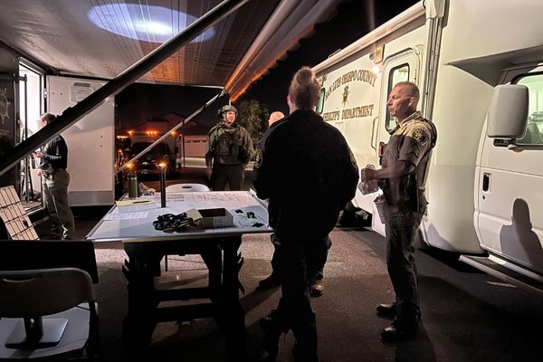 crime scene set up pismo beach