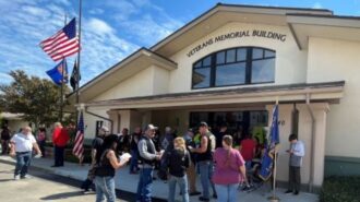 911 people at Vets Building