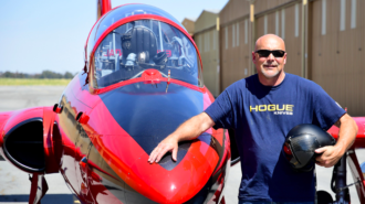 pilot Aaron Hogue