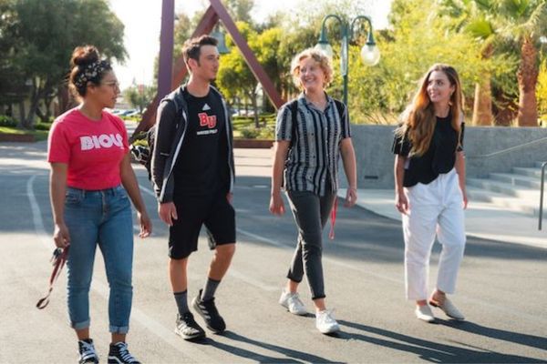 Students at Biola University