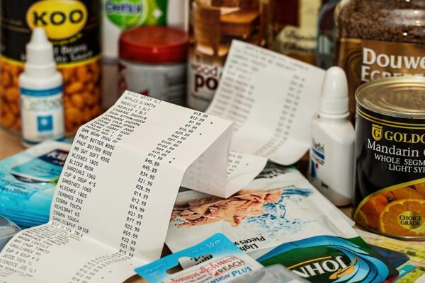 groceries stock photo