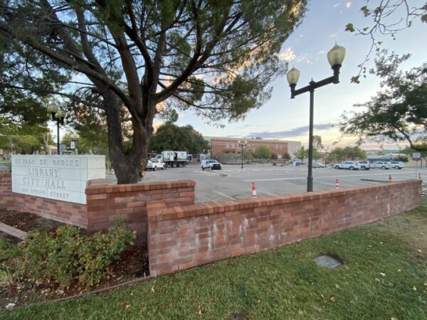downtown city lot library city hall paso robles