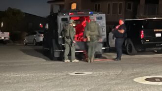 responding crews assault with vechile